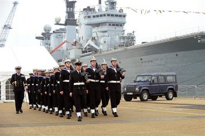HMS Defender march past.jpg